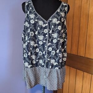 Gap Outlet Button down tank